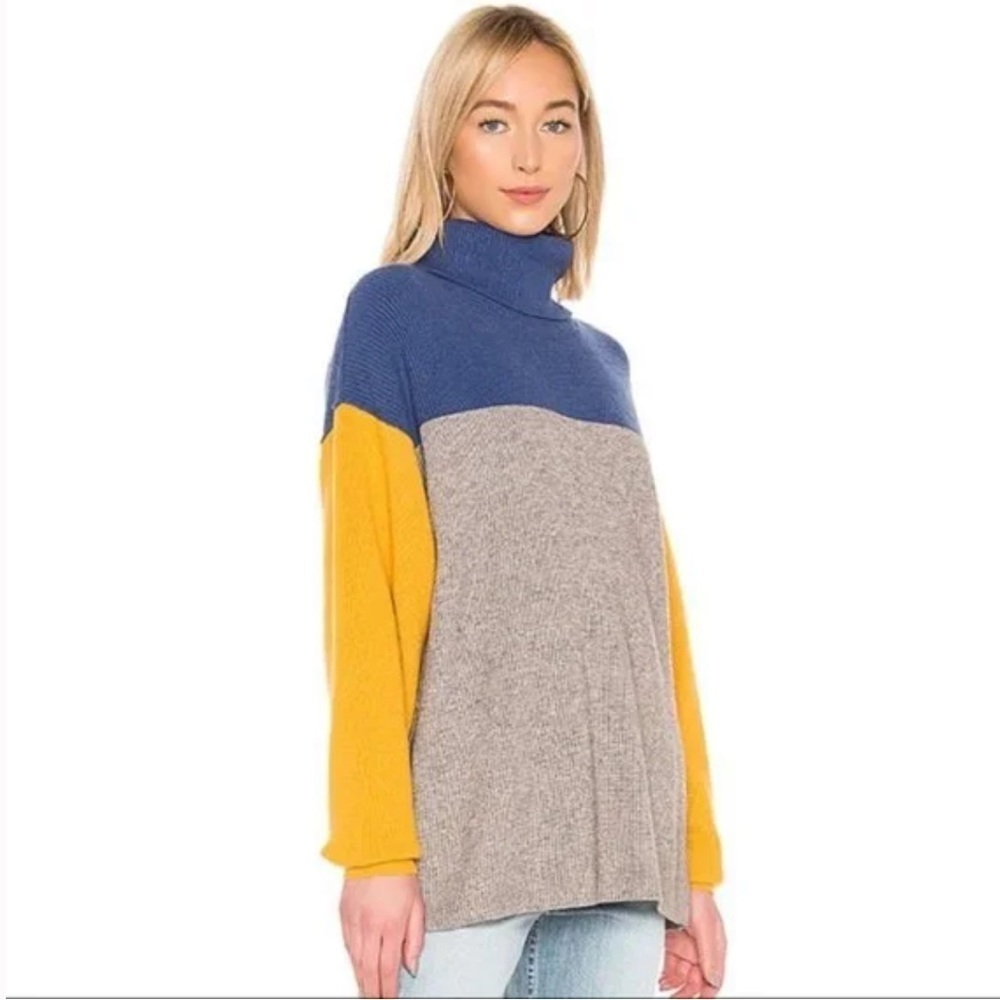 Free People Softly Structured Color Block Sweater… - image 13